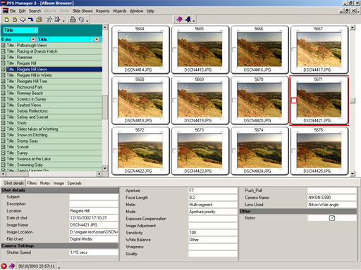 PFS Manager Screenshot